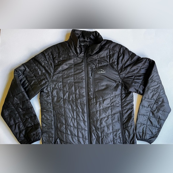 LL Bean Men's PrimaLoft Packaway Jacket- Black - Picture 4 of 10